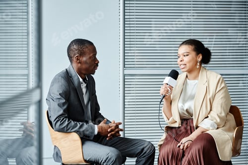 Preview: Black Businessman at Interview