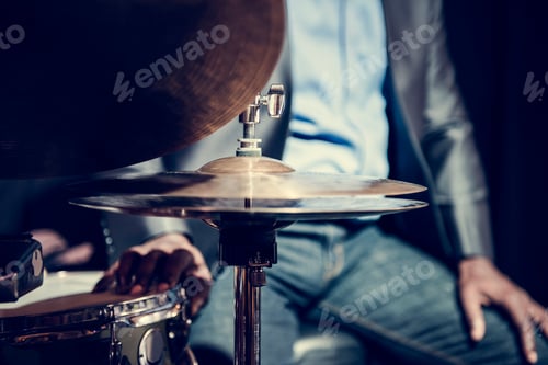 Preview: Drummer performing in an event