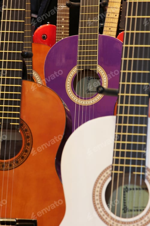 Preview: Classical Guitar Body Closeup