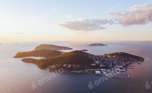 Preview: view of prince island in istanbul Turkey