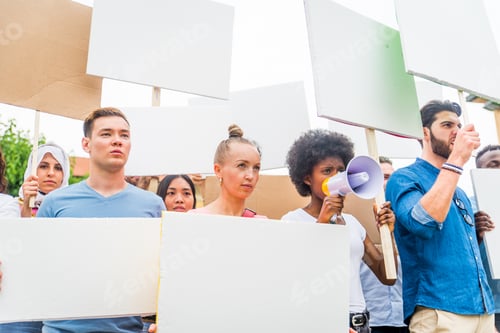 Preview: Activists demonstrating against social issues