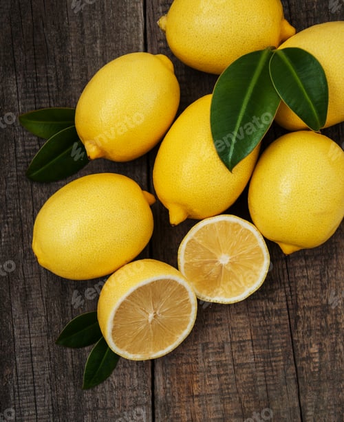 Preview: Fresh ripe lemons
