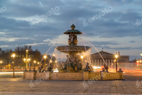 Preview: Fountain at Place de la Concorde in Paris