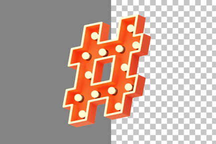 Preview: Marquee Lights Tagar 3D Icon