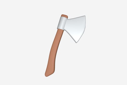 Preview: Hatchet Outdoor 3D Illustration