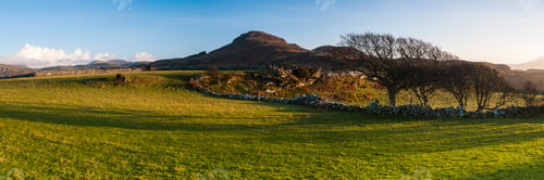 Preview: Snowdonia National Park Landscape at sunrise, near Porthmadog, North Wales
