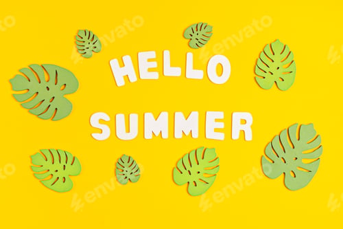 Vorschau: Hallo Sommertext. Sommerurlaub und Strandurlaub in tropischen Ländern