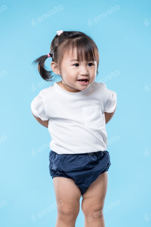 Preview: Happy little girl portrait