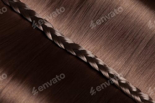 Preview: Closeup on luxurious glossy hair