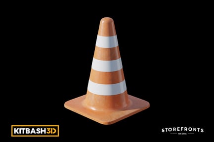 Preview: Kitbash: Storefronts - Traffic Cone A
