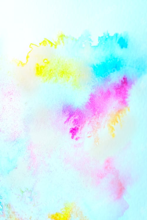 Preview: Vibrant Abstract Watercolor Painting with Colorful Hues