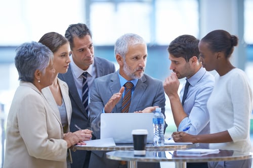Preview: Boardroom strategists. A cropped shot of a diverse group of businesspeople having a meeting.