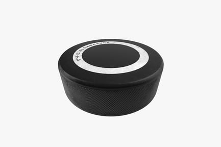 Preview: Hockey puck with circular insignia