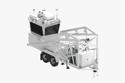 Preview: Mobile Surveillance Tower with Lighting and Operator Cabin