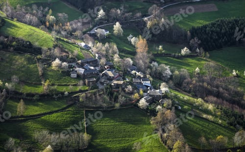 Preview: Village of farmers and ranchers in the countryside