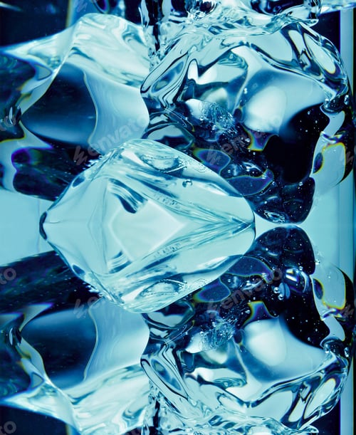 Vista previa: bubbles forming in blue water