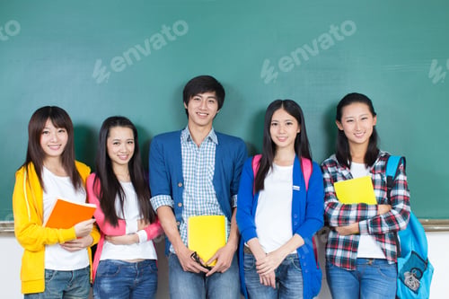 Preview: Asian College Student On Campus