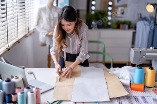 Preview: Young professional clothes fashion textile creative thinking designer