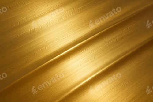 Preview: Luxury Gold Brushed Metal Texture Background with Elegant Metallic Shine