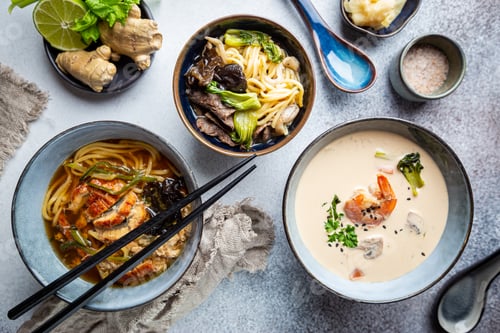 Preview: Set of Serving Asian Soups