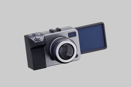 Preview: 3D Digital Camera With Swivel Screen