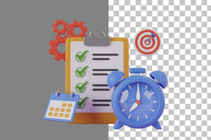 Preview: Time Management 3D Icon