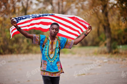 Preview: With USA flag
