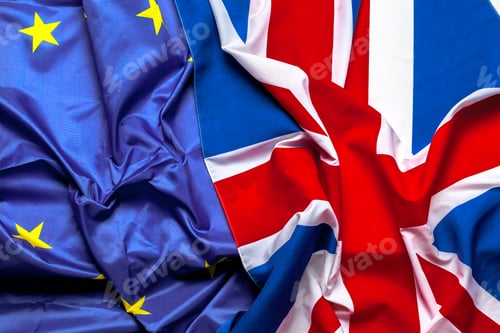 Preview: Flags of the United Kingdom and the European Union