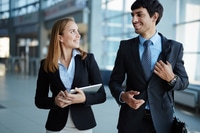 Preview: Interacting in business center