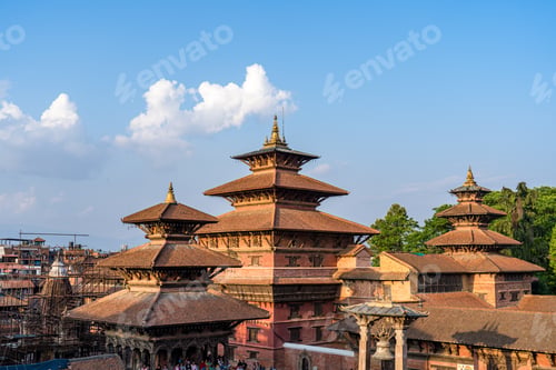 Preview: landscape view of Patan Durbar square