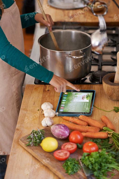 Preview: Following the recipe step-by-step