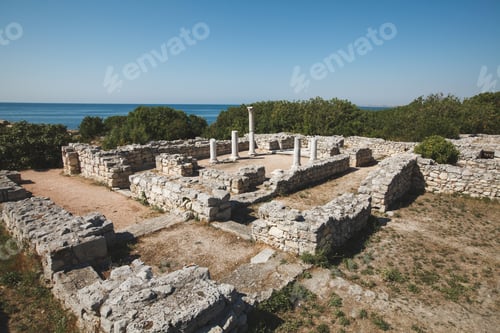 Preview: Museum reserve historical architectural monument on the black sea coast of Crimea.