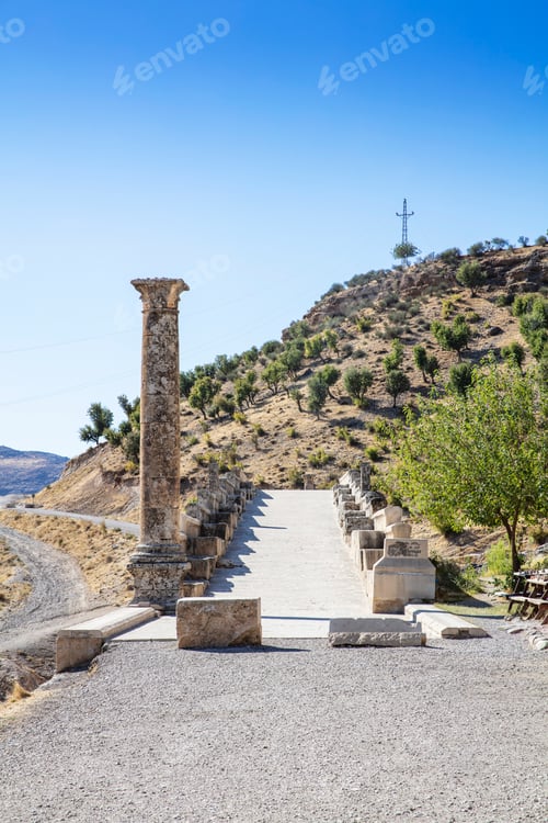 Preview: The historical Cendere(Severan)bridge is in the city of Adiyaman.
