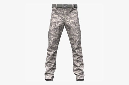 Preview: ACU Camouflage Cargo Pants with Belt