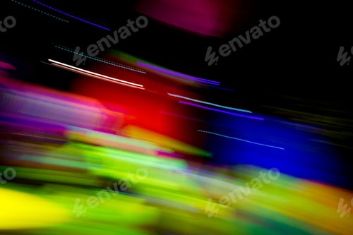 Preview: Night city light blur background