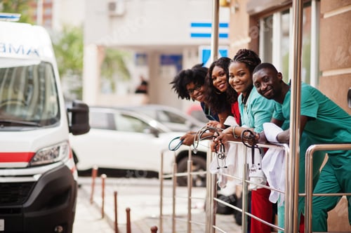 Preview: Group of african doctors