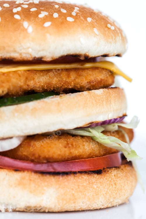 Preview: Fresh tasty hamburger