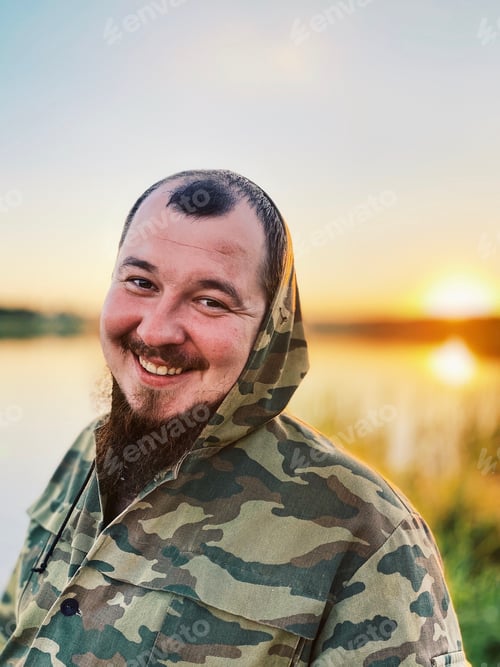 Preview: Outdoors man portrait