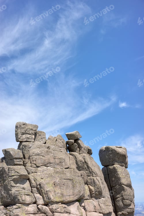 Preview: Rock formations in Karkonosze (Giant Mountains), Poland.
