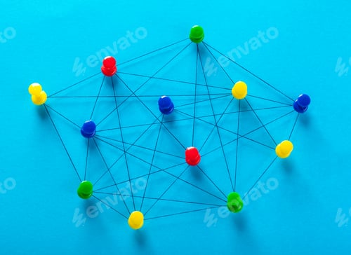 Preview: Network with pins