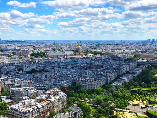 Preview: Aerial view of beautiful Paris!