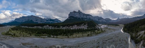 Preview: Canadian Rockies Panorama Mt Costigan Trans Alta trail Ghost River