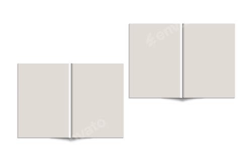 Preview: book, mockup, cover, textbook, realistic