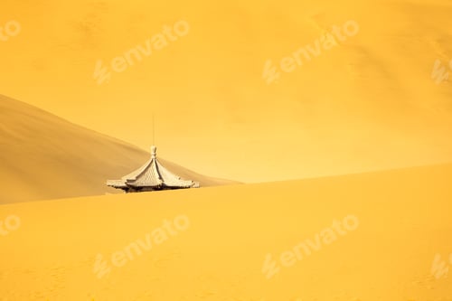 Preview: ancient tower in the desert