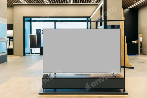 Preview: Mockup visual for advertising billboard display. Blank billboards advertising space