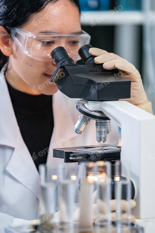 Preview: Geology science laboratory research sample test analysis of nature dirtied ground environment