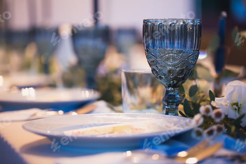 Preview: Wedding Banquet. Table setting.