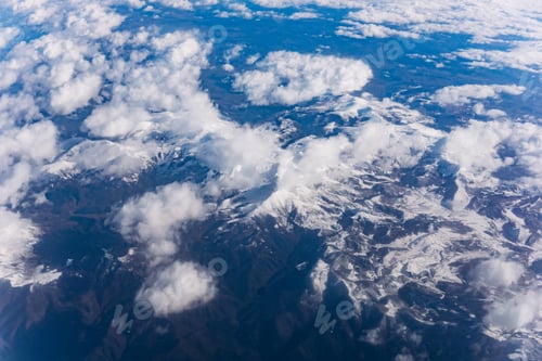 Preview: Clouds, a view from airplane window
