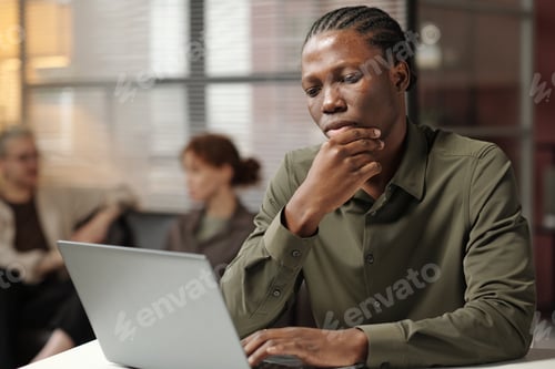 Preview: Gen Z Black Manager Working In Office