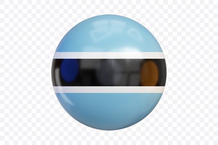 Preview: 3D Botswana Flag